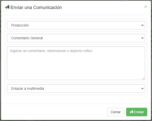 Reporte de Comunicación